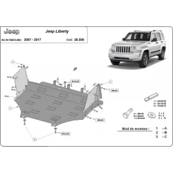 Stalowa osłona silnika Jeep Liberty (2007-2017)